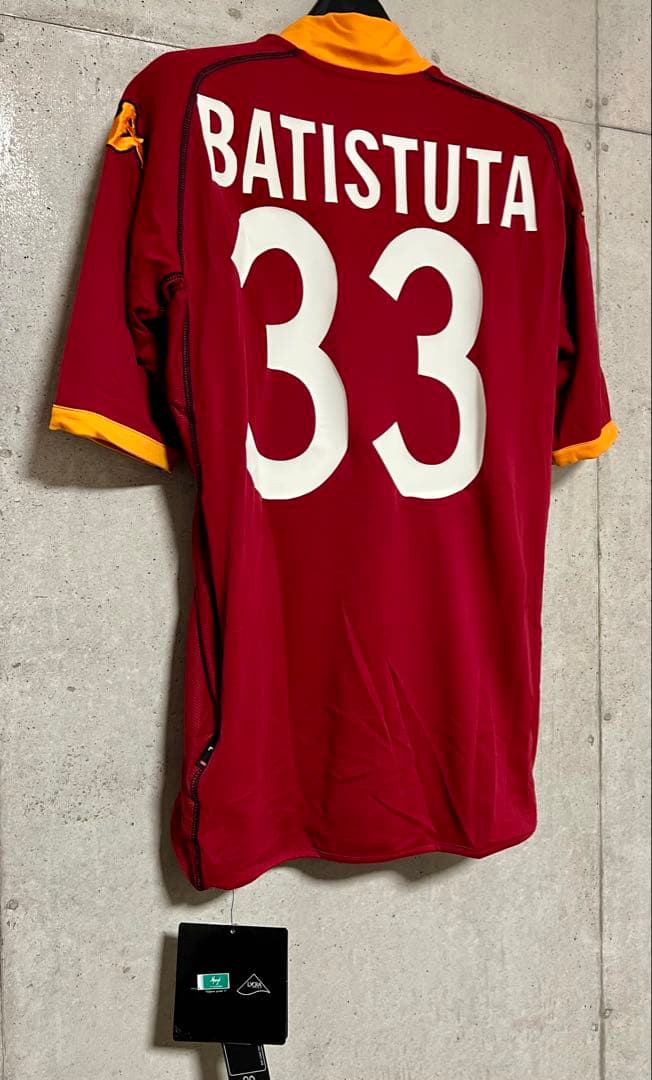 新品/タグ付き】02/03 ASローマ ♯33 バティストゥータ 【Lサイズ