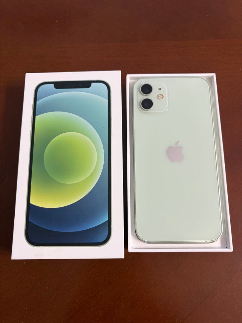 値下げ　iPhone 12 本体　128GB 充電ケーブル付属　箱有り　グリーン Amazon | 【整備済み品】 Apple iPhone 12 128GB グリーン SIMフリー