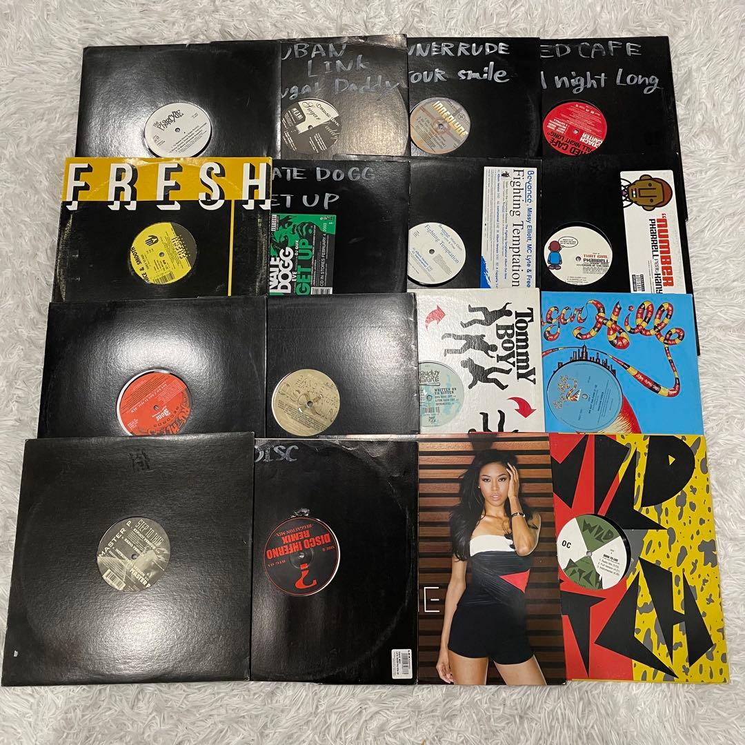 ヒップホップ　R&B レコード　１６点まとめ売り Yahoo!オークション - 「hiphop レコード セット」の落札相場・落札価格
