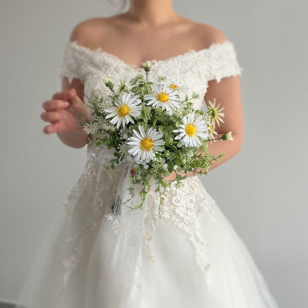 アーティフィシャルフラワー ＊ ウェディングブーケ 韓国 ブーケ