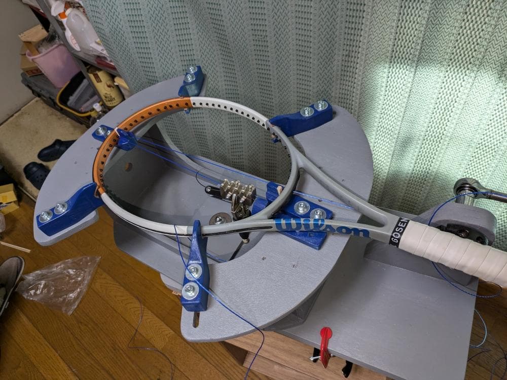 ストリングマシン(ガット張り機)TG-5a - メルカリ