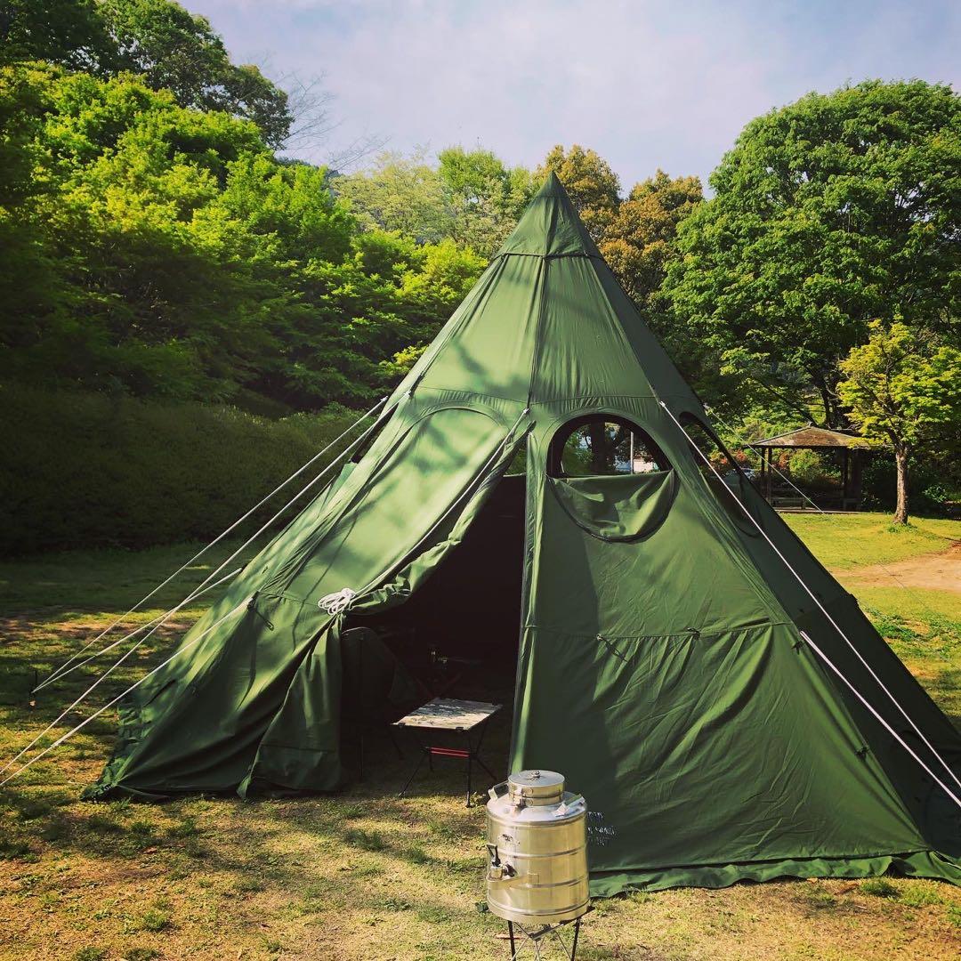 DOD レンコンテント2lカスタム 中で焚き火ができる冬仕様、レンコンテント2L【設営方法】 - YouTube