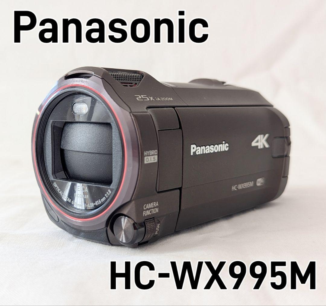 パナソニック 4K ビデオカメラ HC-WX995M-T 64GB 概要 デジタル4Kビデオカメラ HC-WX995M | デジタルビデオカメラ