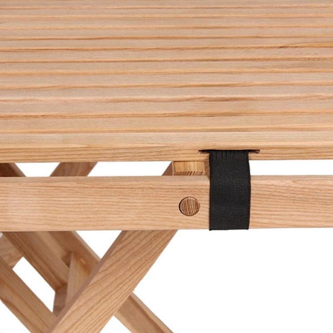 バイヤー BYER 天然木製 ロールトップテーブル ☆新品☆ダルトンクロス