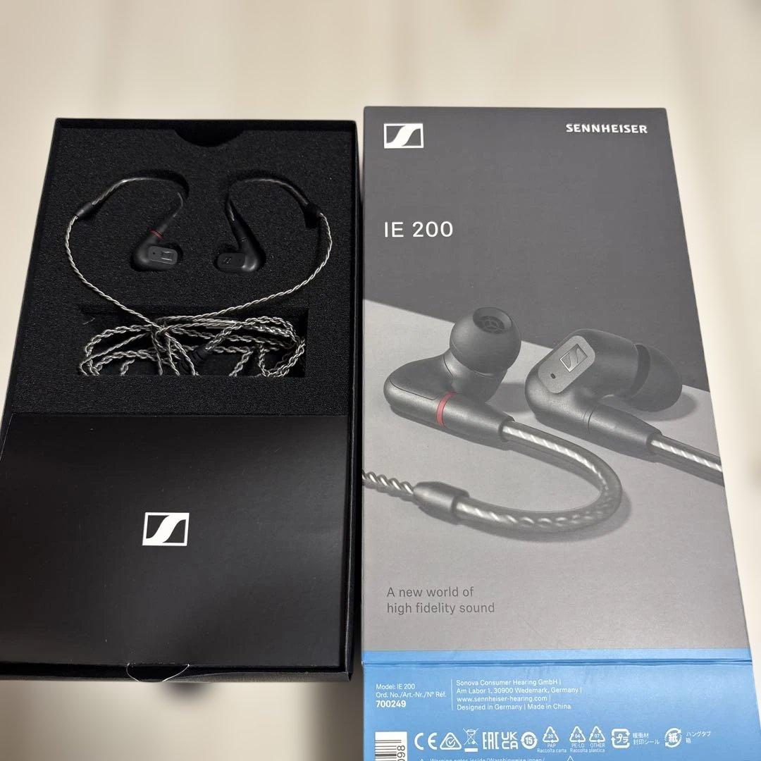 【数回のみ使用】SENNHEISER IE 200 SENNHEISER IE 200レビュー 伝統と革新のお手頃有線イヤホン登場！