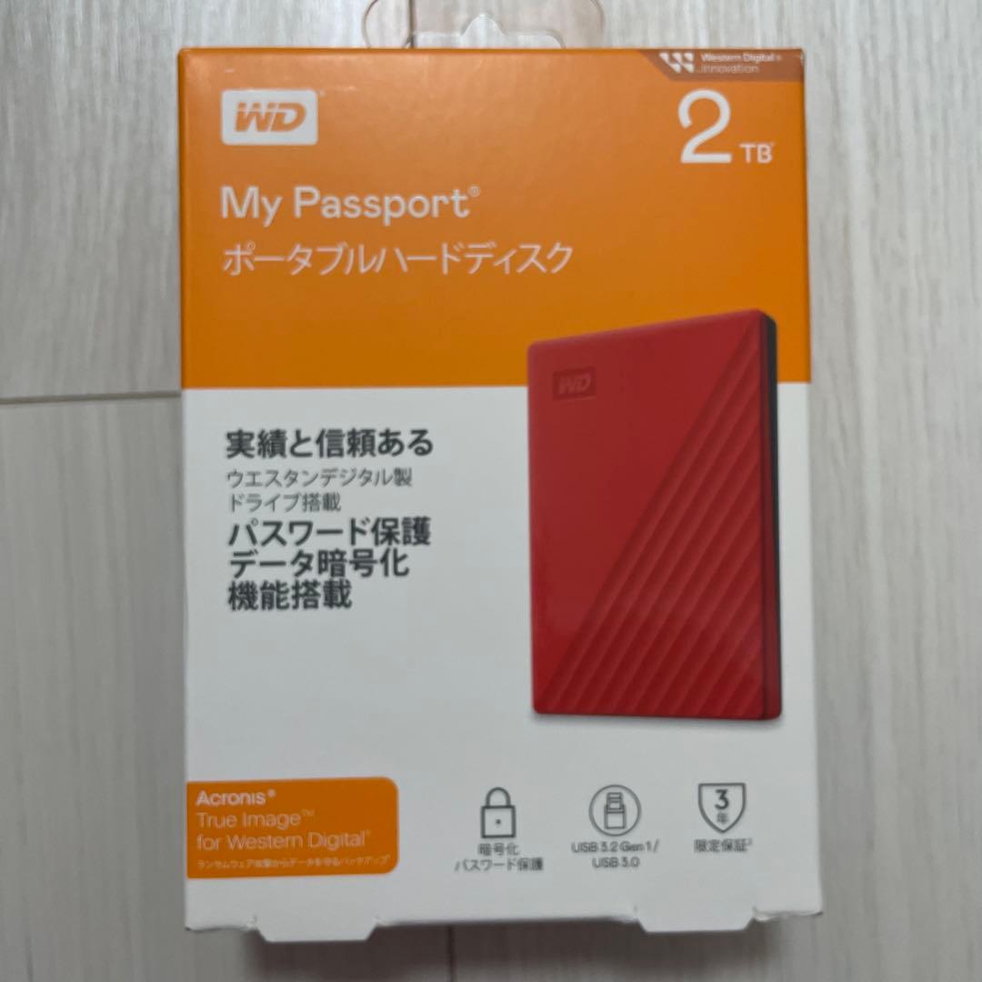 【再値下げ】WD My Passport 2TB ポータブルハードディスク Amazon.com: WD 2TB My Passport Ultra, Blue, Portable External Hard