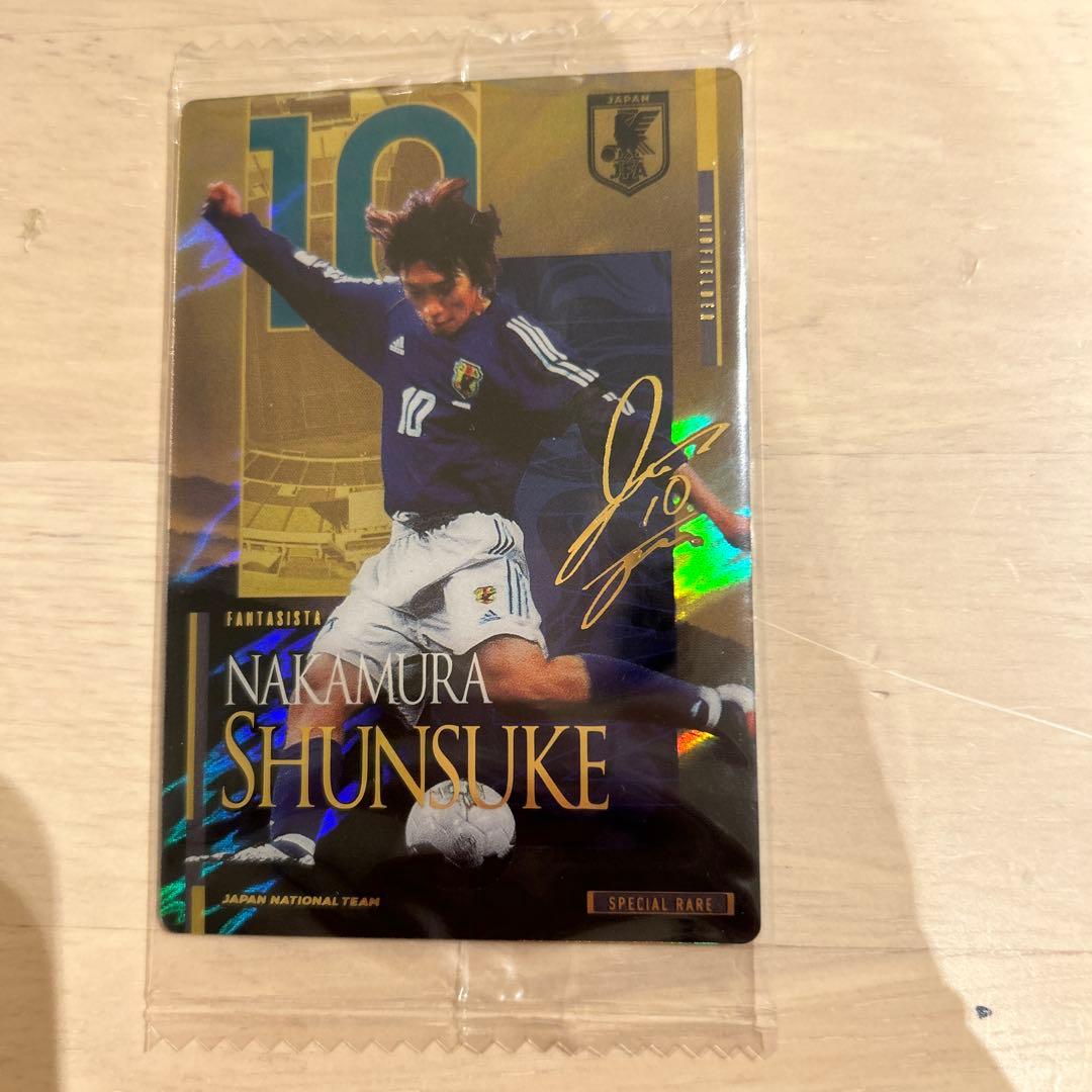 中村俊輔 サイン入りカード 10番 - メルカリ