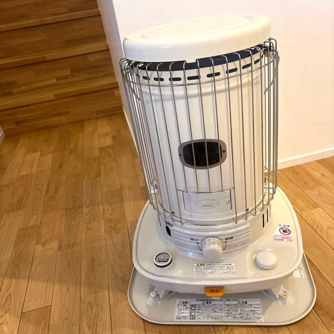 CORONA SL-6618 石油ストーブ ダルマストーブ　2018年製 SL-6618(W) 対流型石油ストーブ SLシリーズ 1台 コロナ[冷暖房・換気