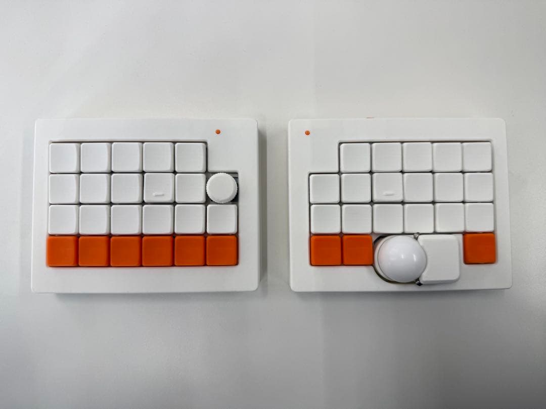 Orbee トラックボール ロープロファイル 無線分割キーボード zmk Orbee トラックボール ロープロファイル 無線分割キーボード zmk