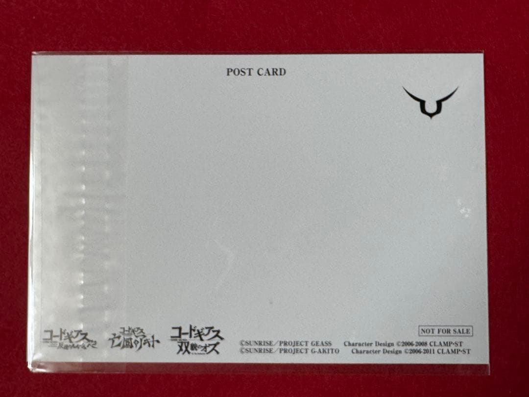 新品】コードギアス 反逆のルルーシュ 木村貴宏 イラスト集 ポスト