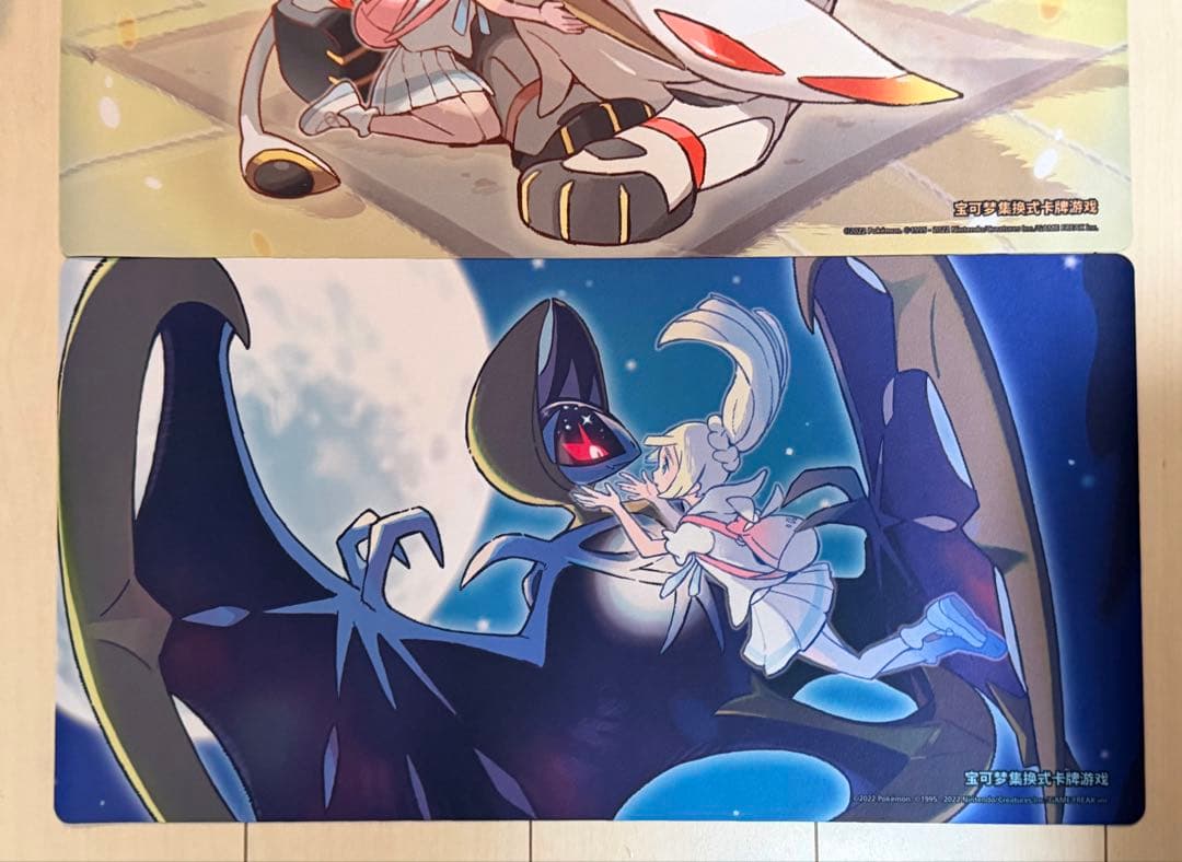 ポケモンカード中国限定 リーリエ プレイマット ソルガレオ ルナアーラ