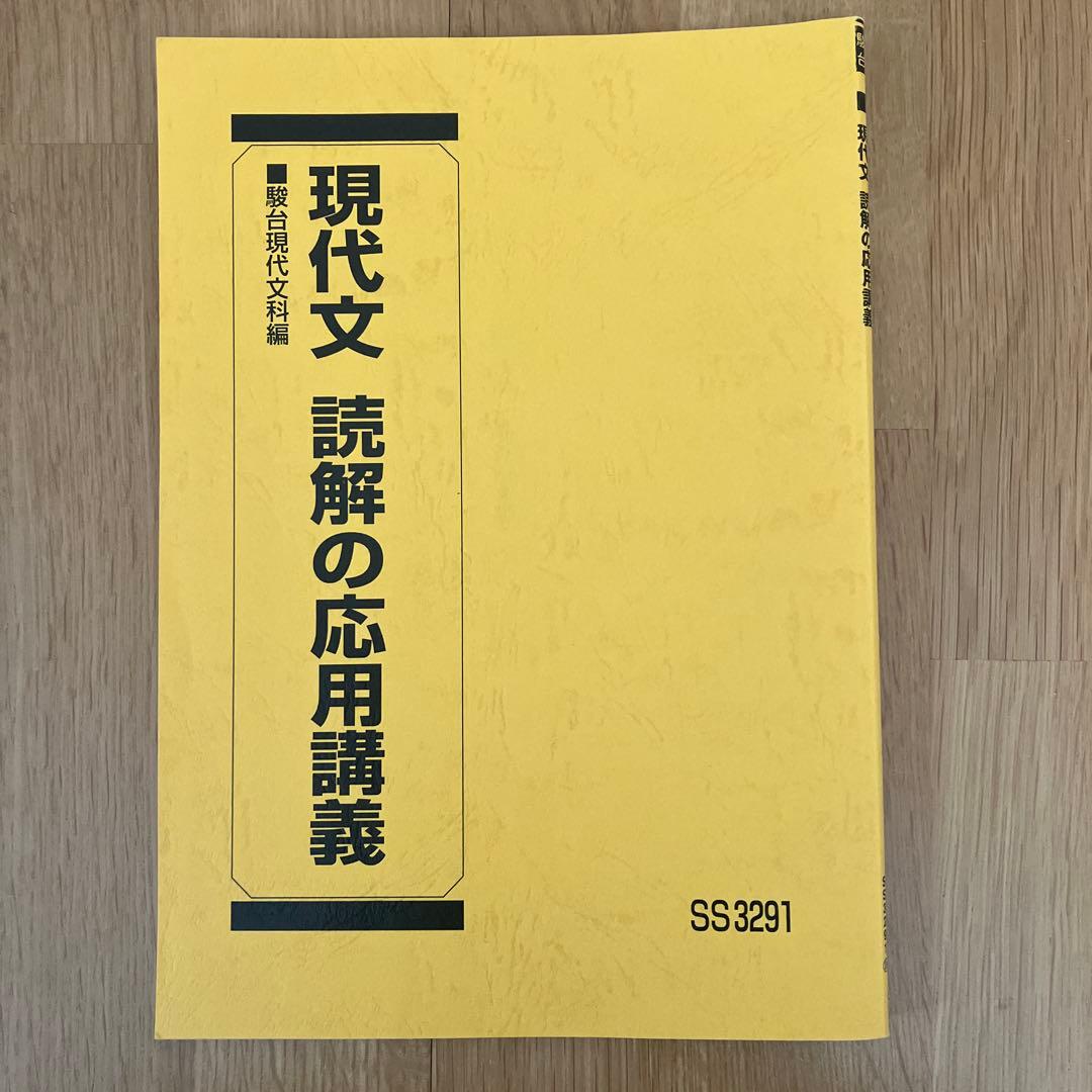中野芳樹 現代文 読解の応用講義 駿台 夏期講習 - メルカリ