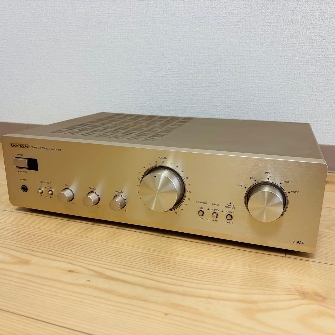 美音】ONKYO A-924 アンプ オンキヨー プリメイン - メルカリ