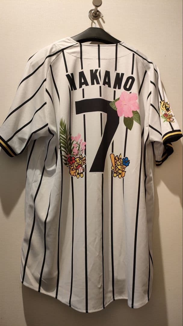 阪神 タイガース 中野 拓夢 #7 ユニフォーム 沖縄 キャンプ 限定 2026