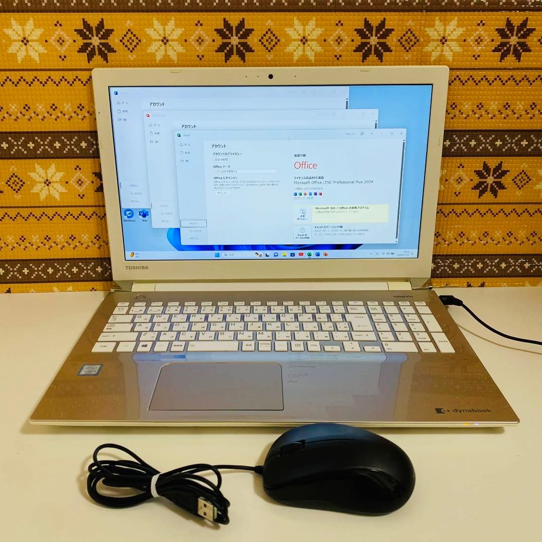 Y71 TOSHIBAノートパソコンWEBカメラi5高速SSDサクサクWin11 - メルカリ