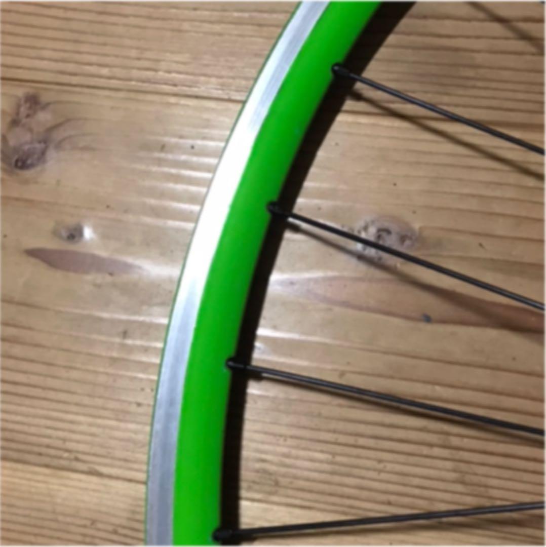 手組みホイール(カンパレコードハブにマビックリムオリジナル塗装700c