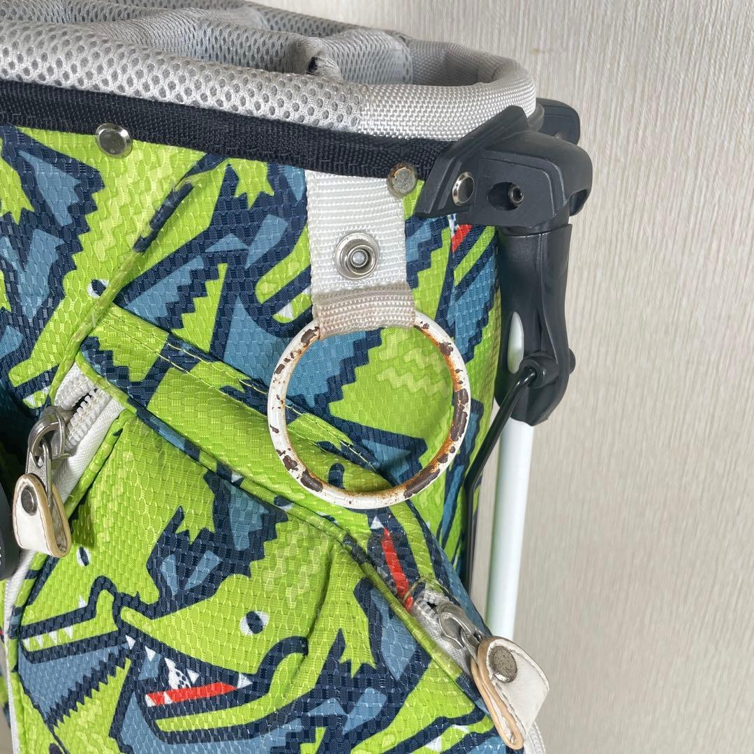 希少 パーリーゲイツ PEARLY GATES ワニ柄 キャディバッグ スタンド