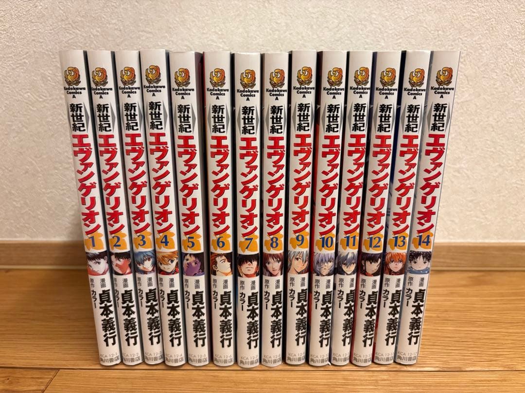 新世紀エヴァンゲリオン 全14巻セット (13.14巻のみ初版) - メルカリ