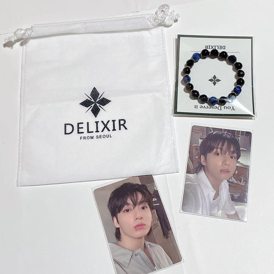 ジミン DELIXIR ジョングク ブレスレット Onyx トレカ BTS - メルカリ