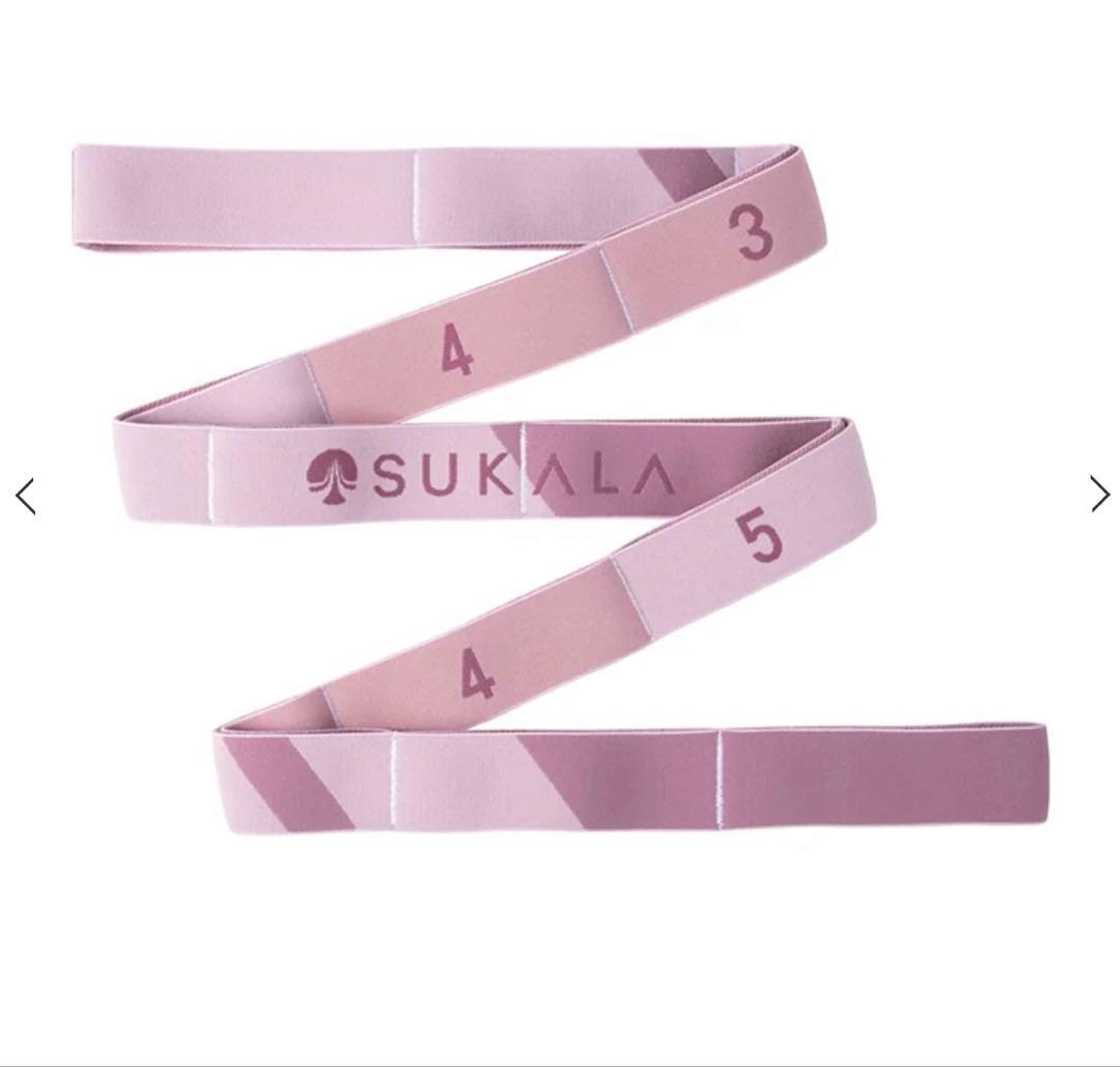 新品未使用】SUKALA マルチストレッチバンド ホットヨガLAVA ピンク