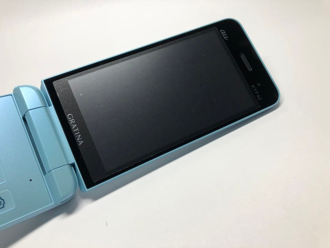 未使用近い】GRATINA KYF42 ライトブルー - メルカリ