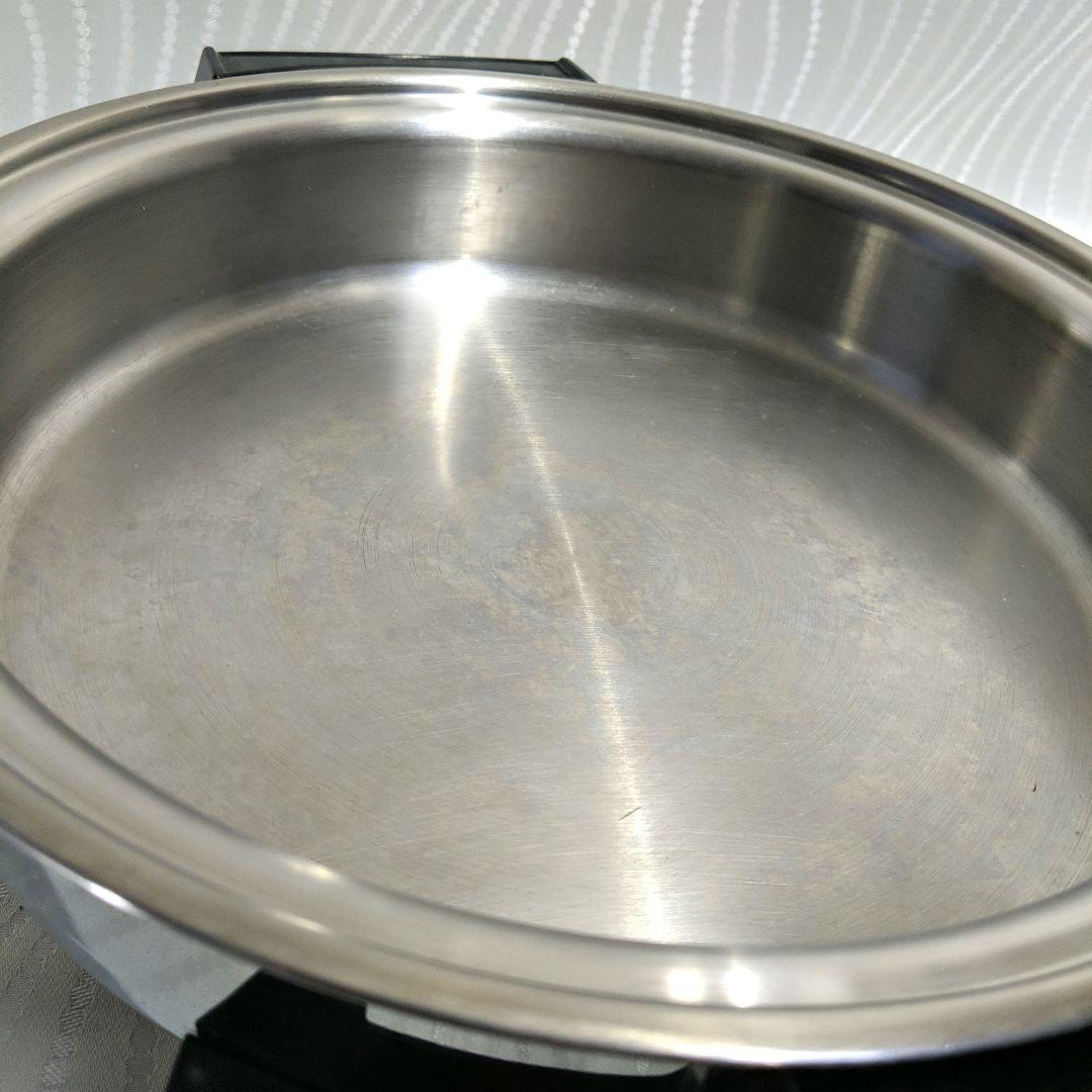 電気フライパン 電気鍋 リキッドコア 蓋無し - メルカリ