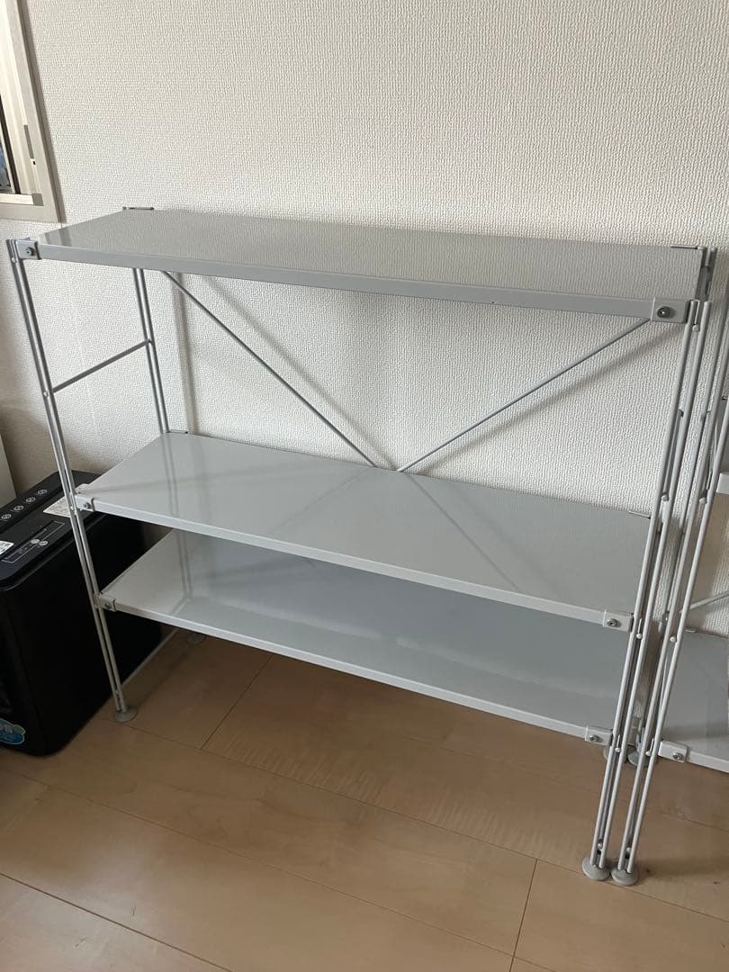 ひろせ様専用）無印良品スチールユニットシェルフ（奥行25cmタイプ