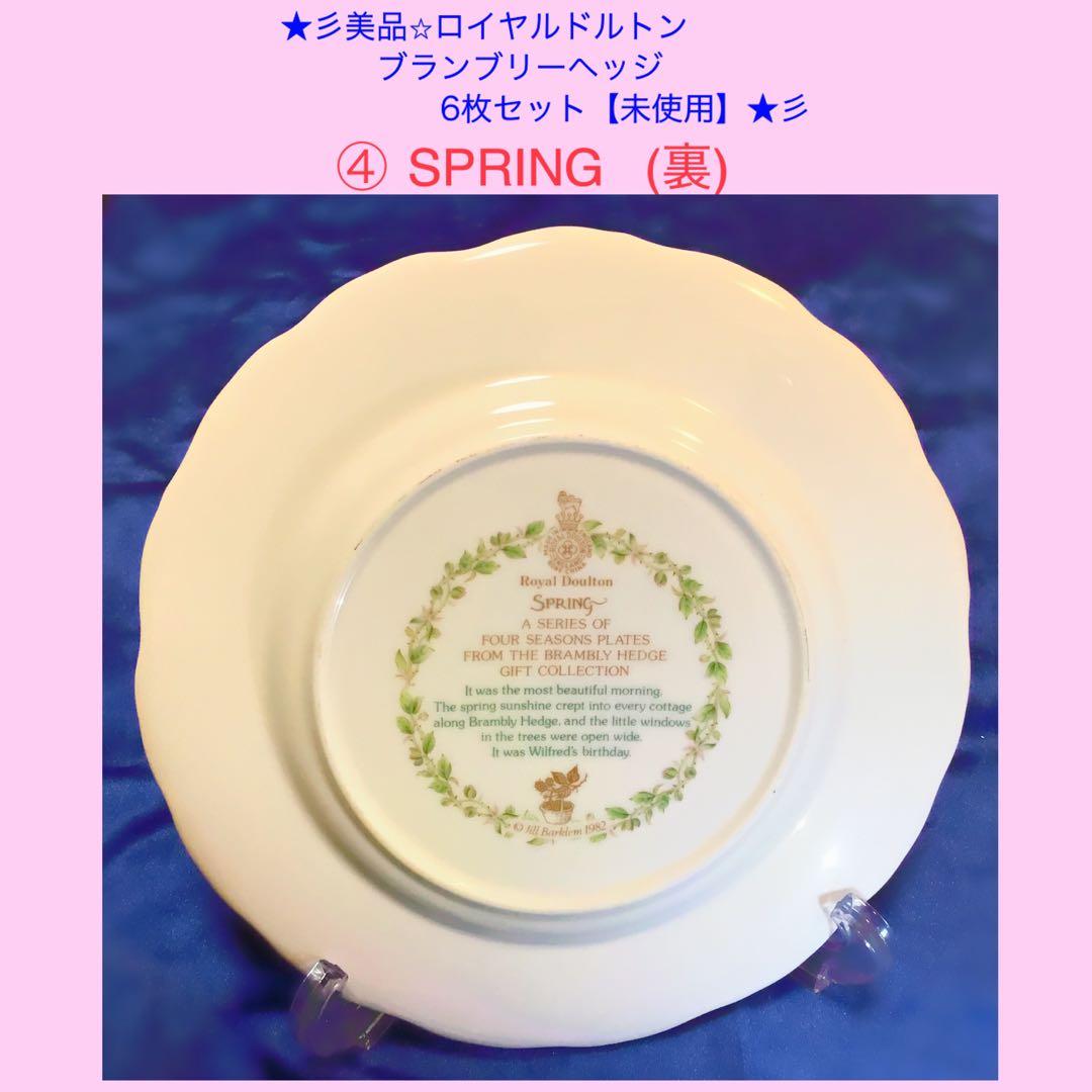 ★彡【美品/未使用】ブランブリーヘッジ 絵皿 《5枚＋1枚おまけ付き》セット★彡