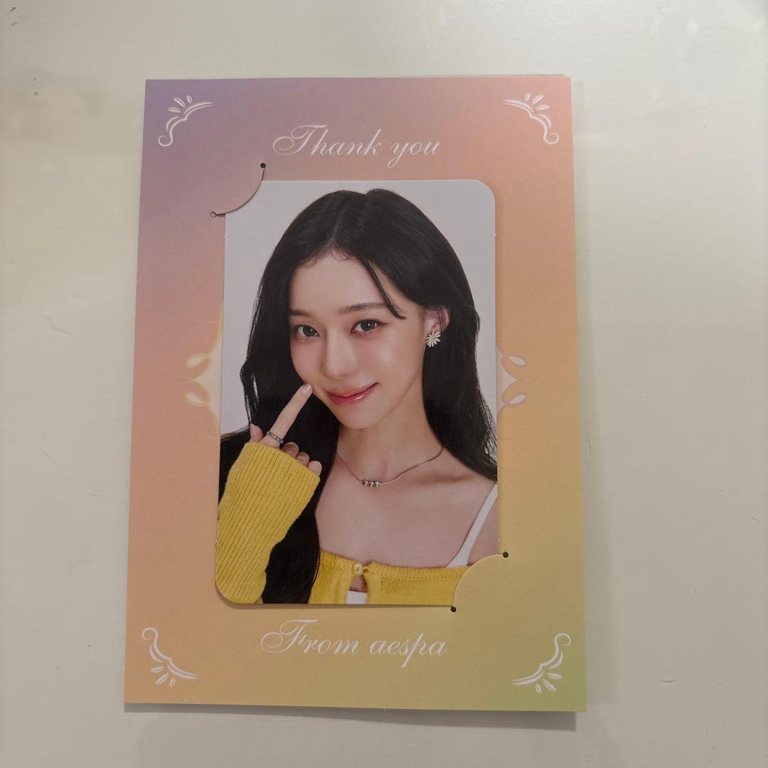 aespa ウィンター トレカ MY-J FC 日本 ファンクラブ 継続特典 - メルカリ