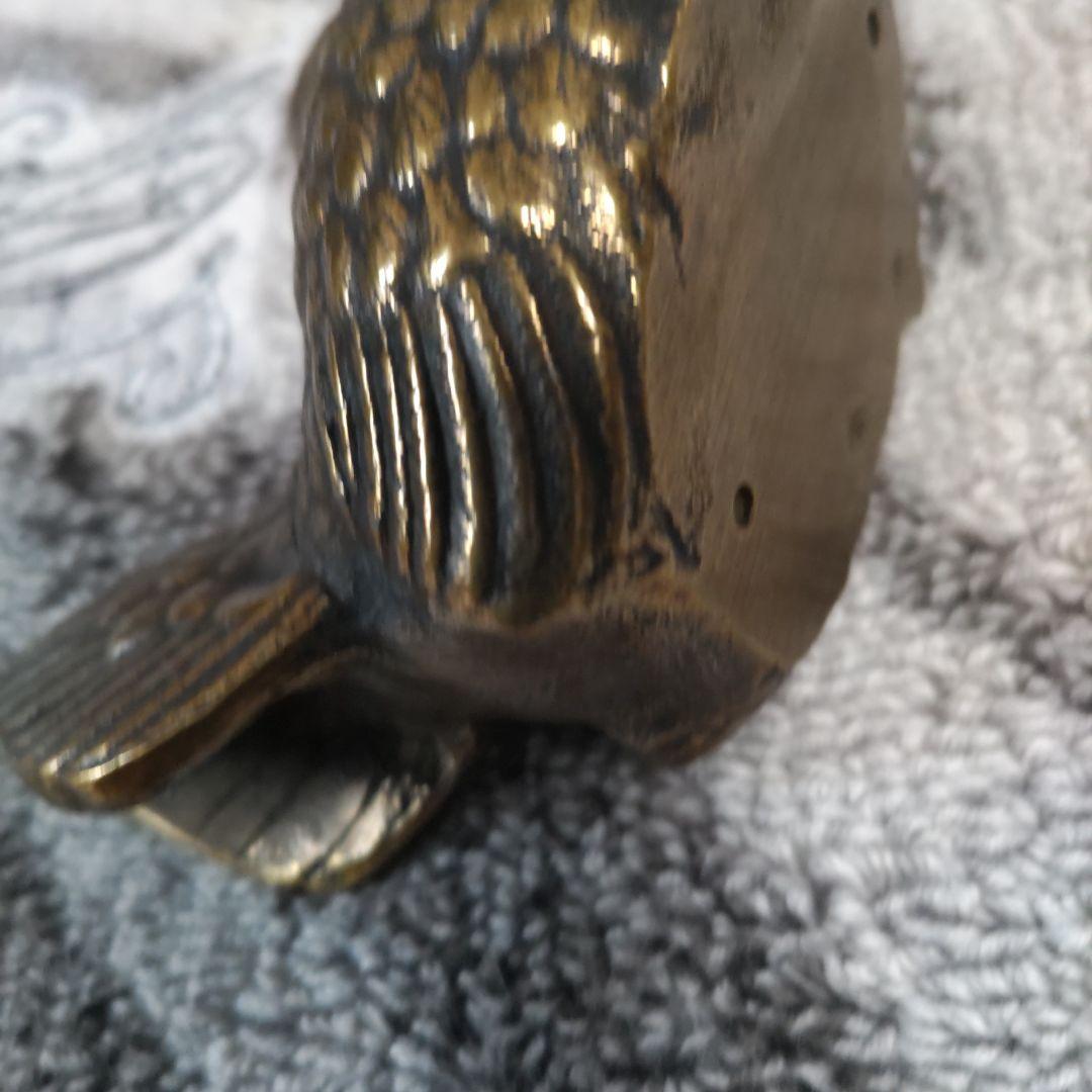 《金属工芸品、鳥２羽》新品（かたらい、村田宏作）木製台、箱入1634