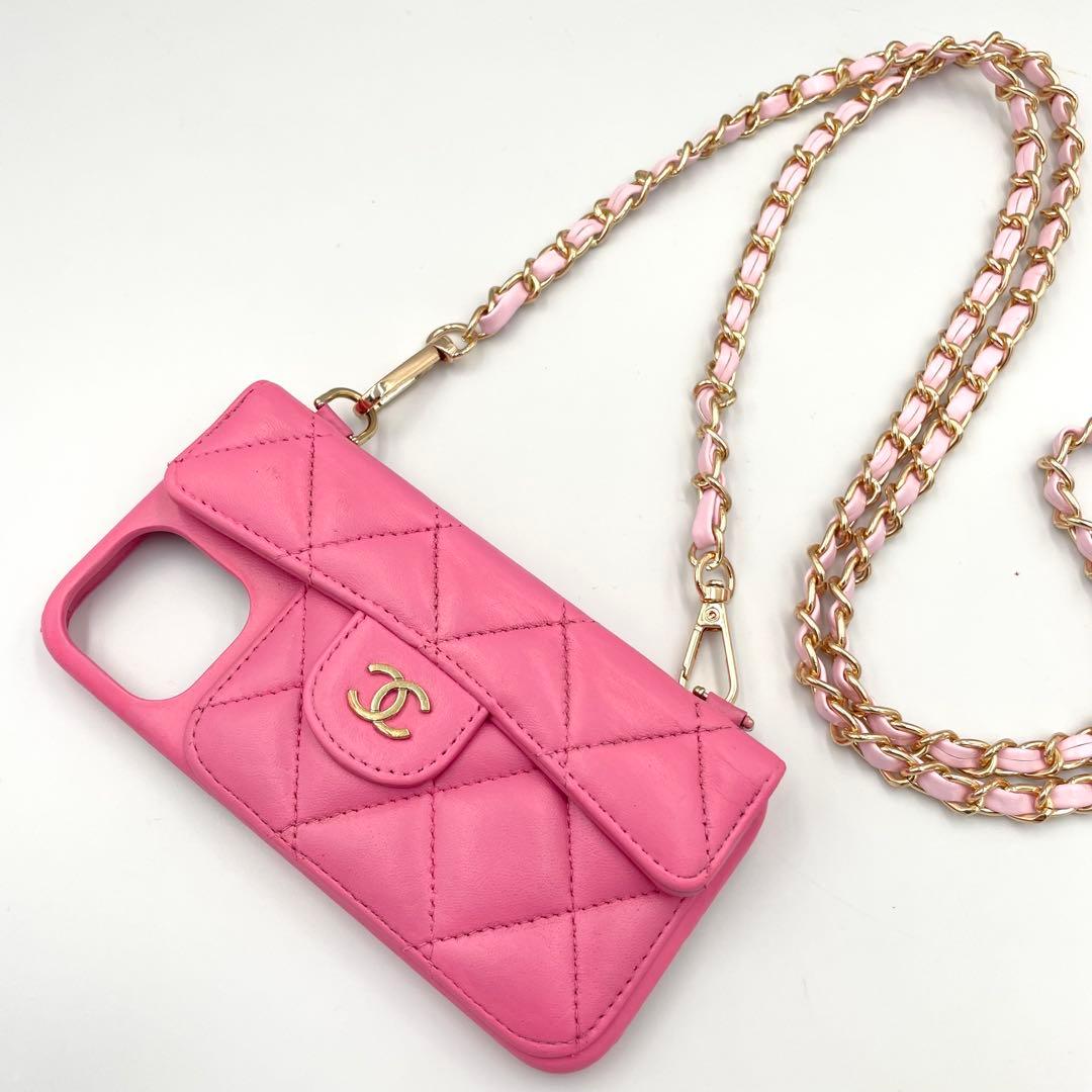 CHANEL マトラッセ　iPhoneケース　iPhone12Pro 2021年春夏 CHANEL シャネル iPhoneケース マトラッセ カードケース