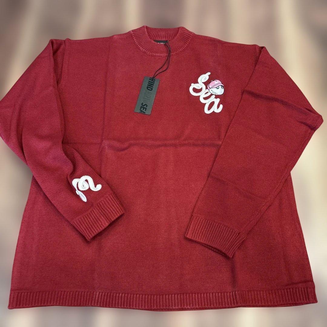 新品タグ付 マルボンMalbon Golf WIND AND SEA ニット M - メルカリ