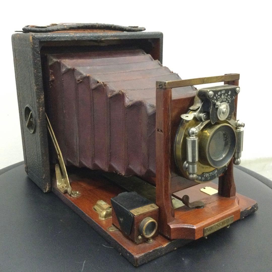 アンティーク・レトロ、現状渡し】VICTOR PONY PREMO 蛇腹カメラ