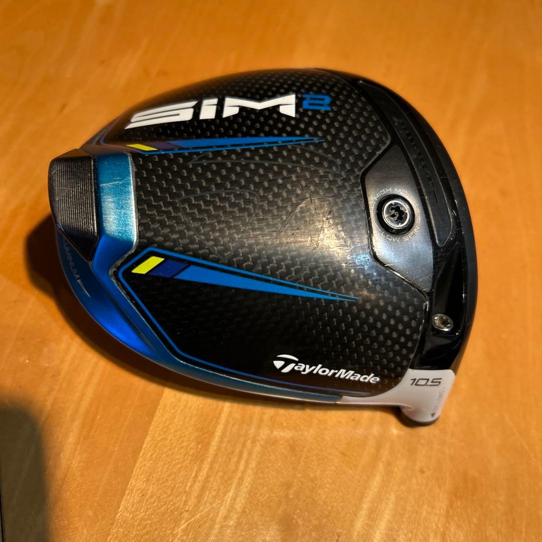 SIM 2 MAX 10.5° ドライバー 1W ヘッド単体 ヘッドカバー付