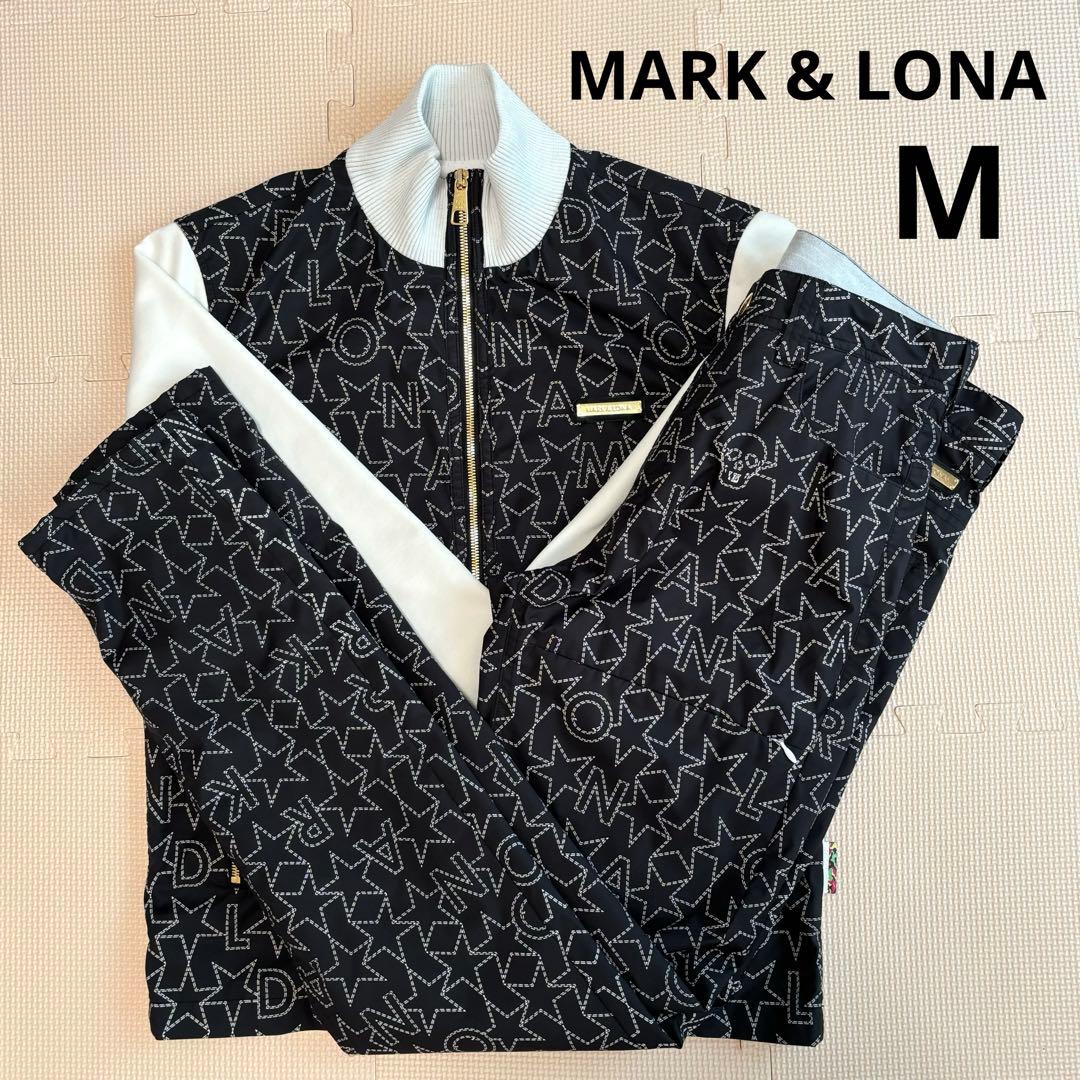 MARK & LONA マークアンドロナ　セットアップ　ゴルフ　総柄　スカル MARK&LONA マークアンドロナ セットアップ 総柄 メンズ ゴルフ スカル