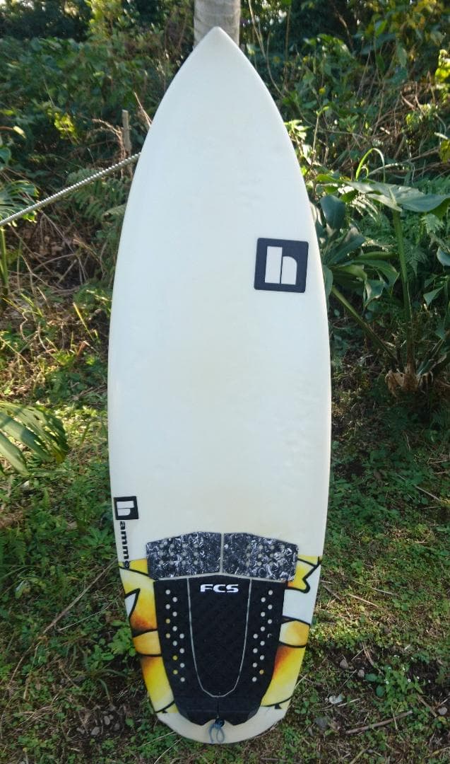 Hammoサーフボード　ミニ　Mini　ノーストリンガーEPS　２６L　ハモ 中古】hammo surfboard FIRE BALL TECH-FLEX model (5'8