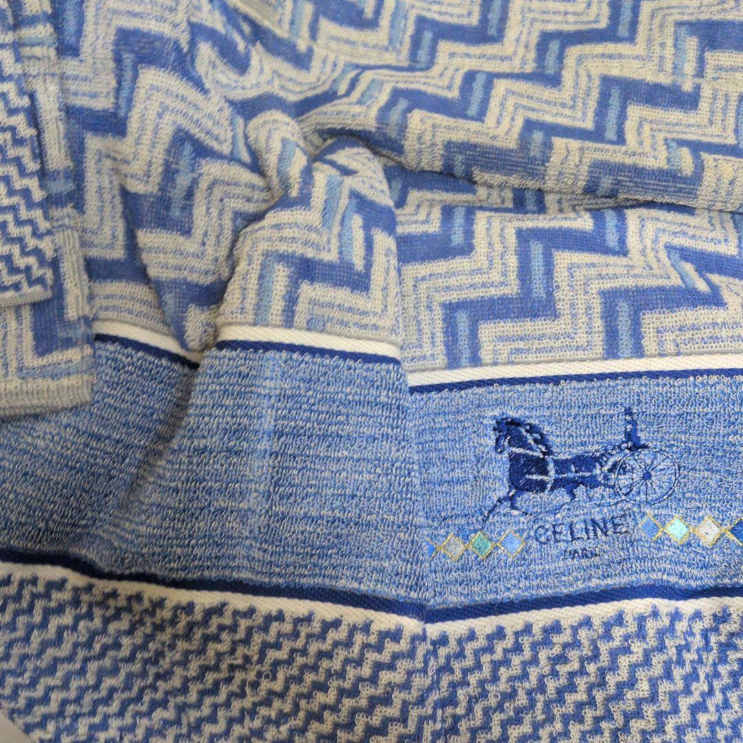 ✿CELINEセリーヌ 馬車柄刺繍タオルケット未使用保管品✿ - メルカリ