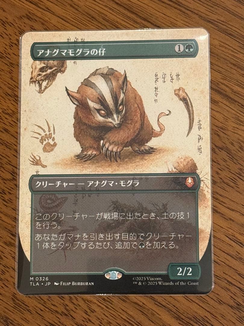 MTG アナグマモグラの仔 日本語版×1枚 - メルカリ