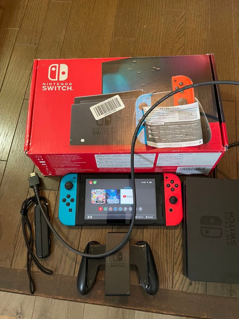 任天堂switch -01 Nintendo Switch Joy-Con (L) / (R) グレー