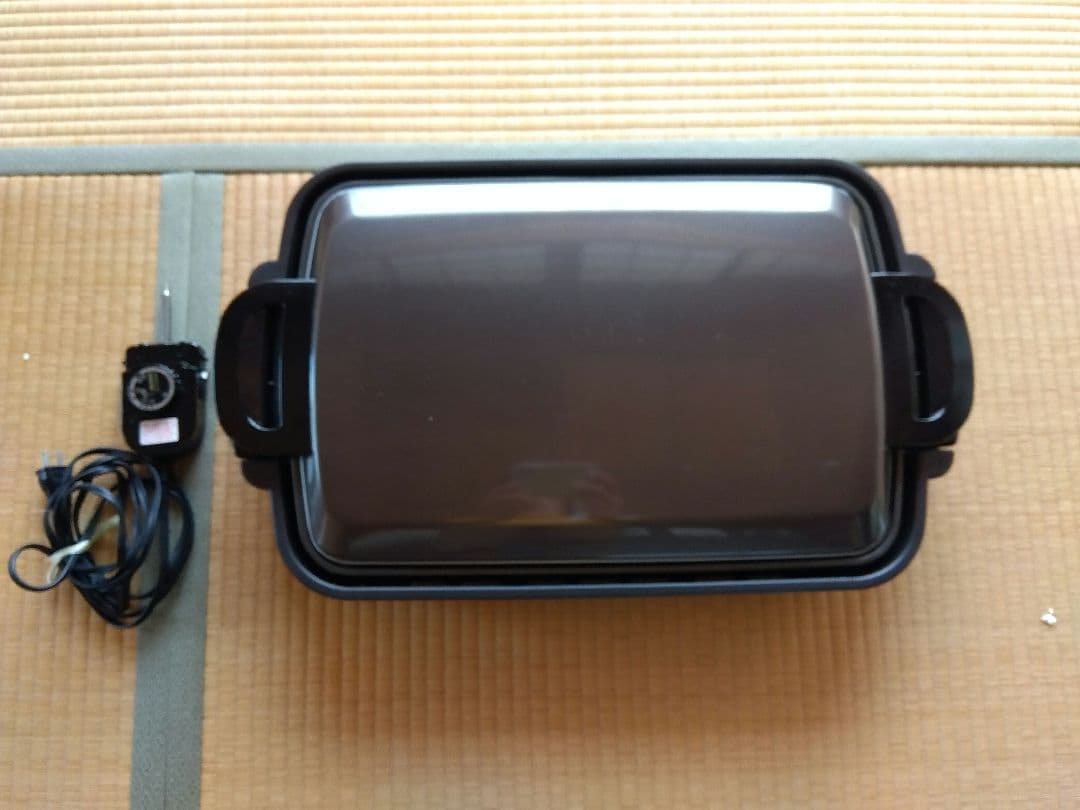 象印ホットプレート 焼き焼き eadd 10型、箱、取説付き やきやき 象印 ホットプレート EA-HA30-HZ 3枚プレート 深型穴あき