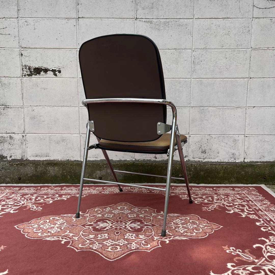 ビンテージ古家具◾️okamura 岡村 折り畳みチェア 椅子