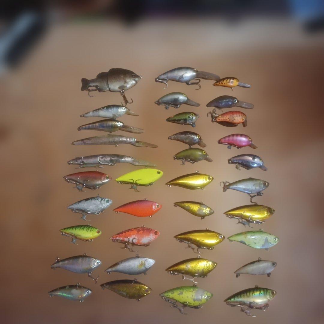 バス釣り引退セット38個のルアー - メルカリ