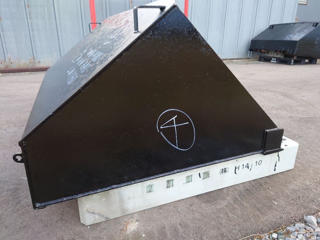 短期間限定 値下げ中】④フォークリフト バケット 除雪