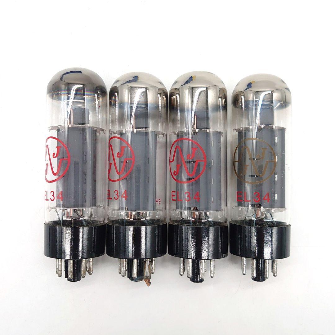 JJ ELECTRONIC VACUUM TUBE EL34 真空管 4本セット - メルカリ