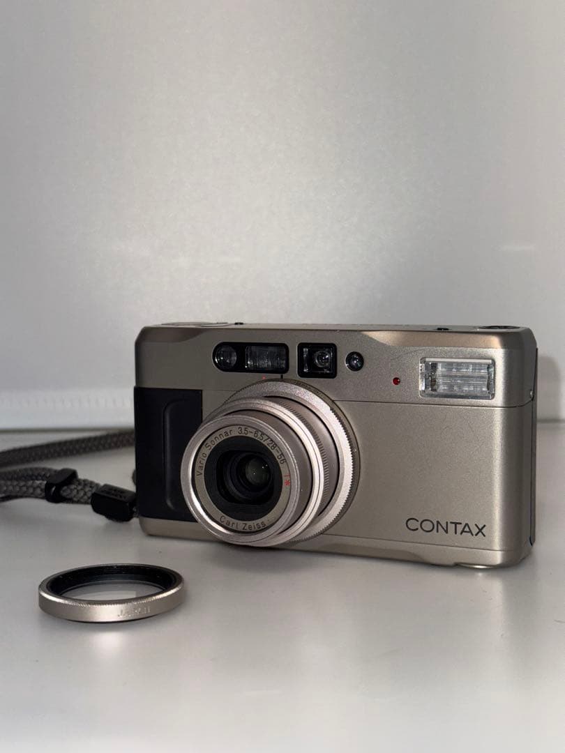 CONTAX T VS II コンパクトフィルムカメラ　ジャンク Yahoo!オークション -「contax tvs ジャンク」の落札相場・落札価格