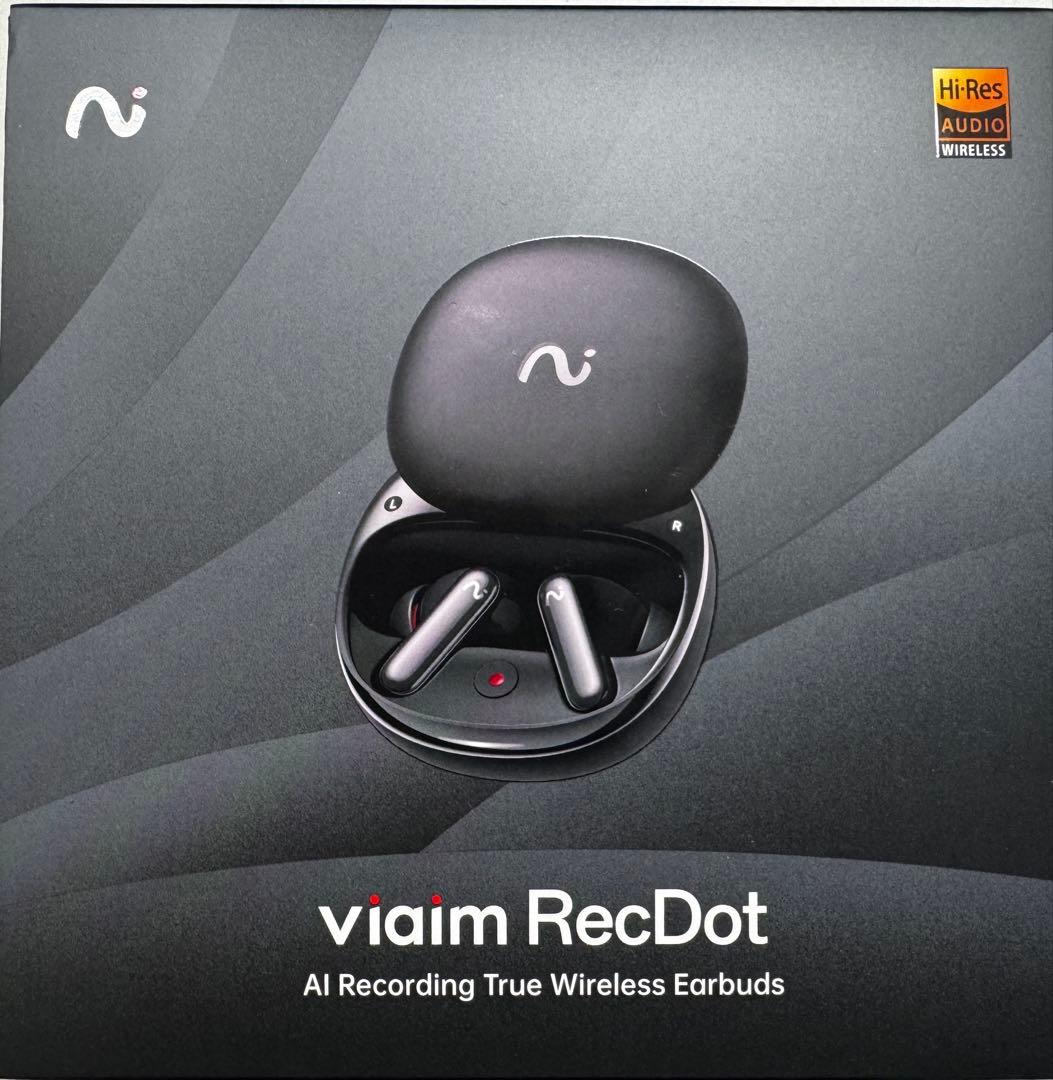 viaim RecDot | XFVI-A92 | ヴィエイム レックドッ AIイヤホンレコーダー RecDot シルバー XFVI-A92 [Bluetooth対応