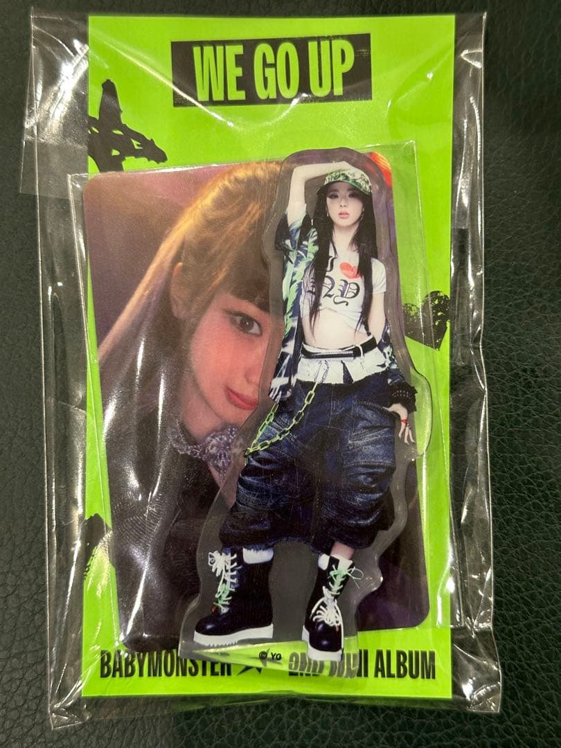 babymonster we go up popup ルカ アクスタ トレカ - メルカリ