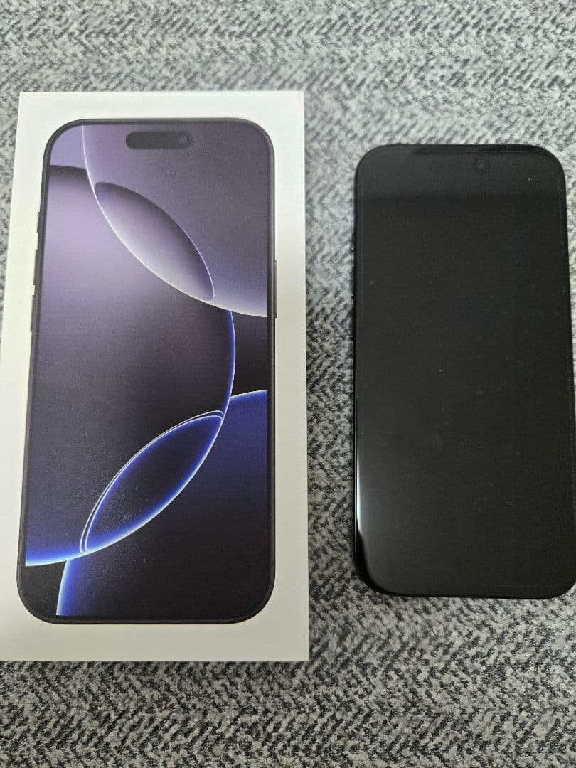 Apple iPhone 16 Pro 256GB スペースブラック iPhone 新品。未開封 16 Pro Max 256GB MYWG3J/A ブラックチタニウム