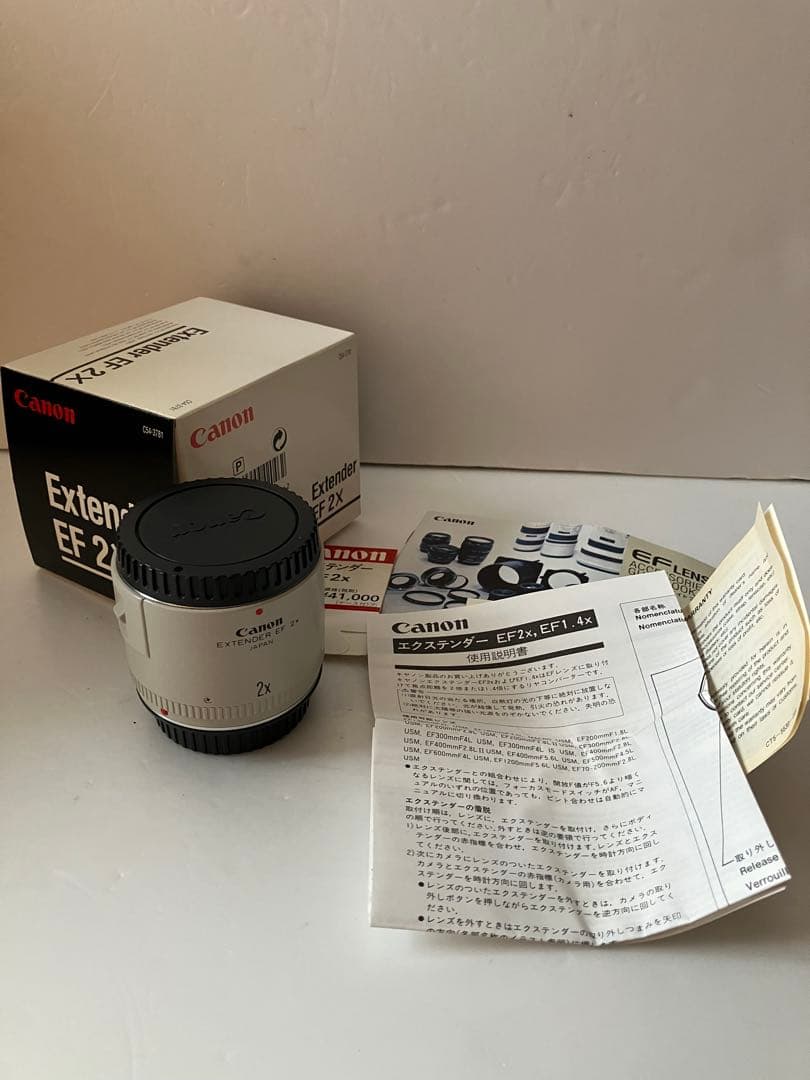 レンズ(単焦点) Canon Extender EF 2x Canon EF 2X II Extender - Matte Black Camera Rentals