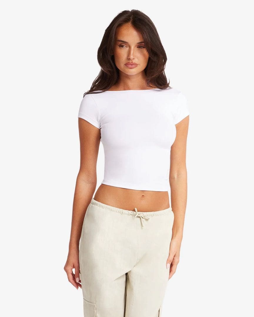 CSB FORM OPEN BACK TEE Mサイズ ブラック